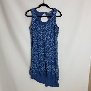 Mod-O-Doc Layered Floral Ikat High Low Tank Dress